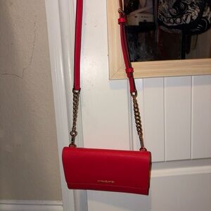 Michael Kors Red Crossbody Bag Purse